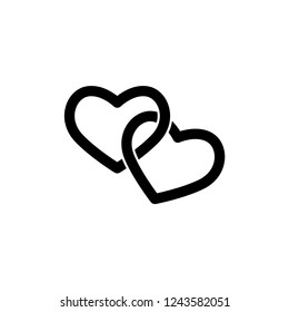 Love Icon Vector Template.