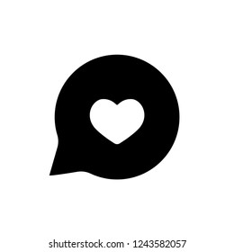 Love Icon Vector Template.
