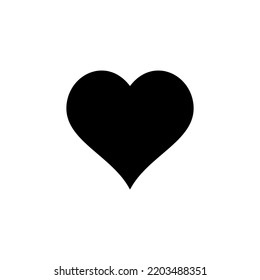 Love icon vector for web and mobile app. Heart sign and symbol. Like icon vector.