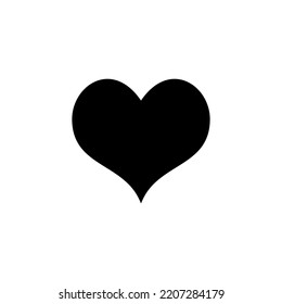 Vector de icono de amor para web y aplicación móvil. Signo y símbolo del corazón. Como un vector de icono.