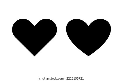 Vector de icono de amor para web y aplicación móvil. Signo y símbolo del corazón. Como un vector de icono.