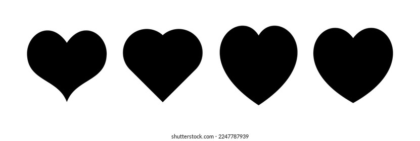 Love icon vector for web and mobile app. Heart sign and symbol. Like icon vector.