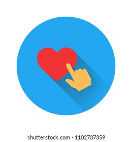 Love icon. Web. Interface.