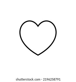 Love icon for web and mobile app. Heart sign and symbol. Like icon vector.