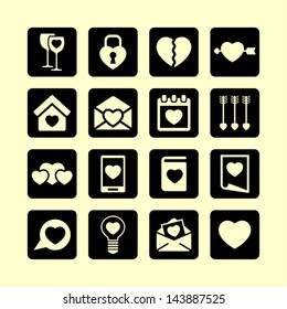 Love icons