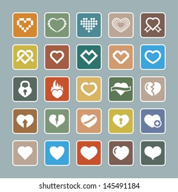 Love icons