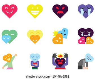love icons collection.Valentines day, wedding vector design