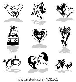 Love icons - others of same series : http://www.shutterstock.com/lightboxes.mhtml?lightbox_id=498997