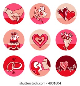 Love  icons- others of same series : http://www.shutterstock.com/lightboxes.mhtml?lightbox_id=498991