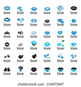 Love Icons Set - Isolated On White Background - Vector Illustration, Graphic Design Editable For Your Design