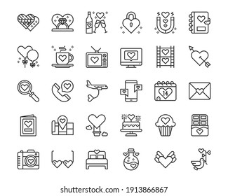 Love icons vector illustration , Love Symbol Valentine's Day