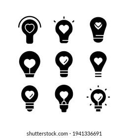 love idea icon or logo isolated sign symbol vector illustration - Collection of high quality black style vector icons
