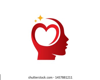 Love idea logo symbol or icon template