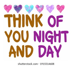 Love illustration. Can be use as a greeting card, sticker, Love language for Valentine's day or every special time.