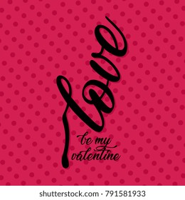 Love. Illustration unique decorative style for teenager.