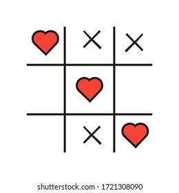Love illustration. Vector in flat design