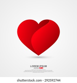 Love image origami effect