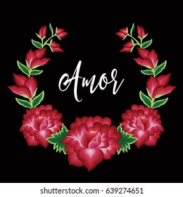 Love (In Spanish) Floral Composition