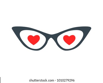 Love inside Nerd Female Glasses