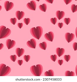 tarjeta de invitación de amor fondo abstracto del día de San Valentín. Tarjeta de saludo, Diseño plano Amo feliz. ilustración vectorial