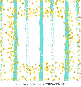Love Invitation. Yellow Marriage Brochure. Turquoise Magic Concept. Metallic Particles. Mint Festive Textile. Celebration Magazine. Mothers Flyer. Golden Love Invitation