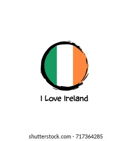 I love Ireland-vector
