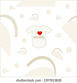 I Love Ironing - Lovely and Joyful Ironing Board Cover Pattern for a Joyful Ironing svg
