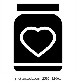 Love Jar Icon Element For Design