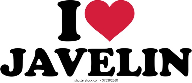I love javelin