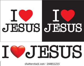 Love Jesus Stock Vector (Royalty Free) 244811215 | Shutterstock