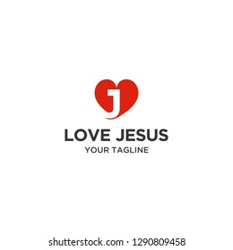 Love jesus Logo, Please contact me if you want to change the company name or tagline.