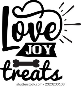 Love joy treats svg, Dog Christmas svg design, pet Christmas svg file