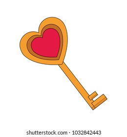 Love key symbol
