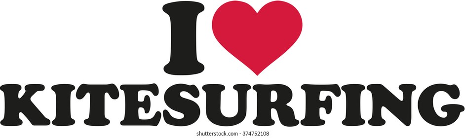 I love kitesurfing