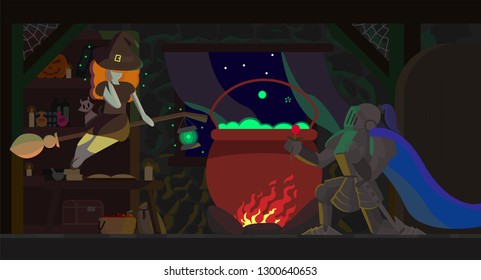 love knight and witch