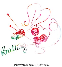 I love knitting