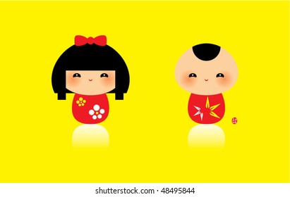 love kokeshi doodle