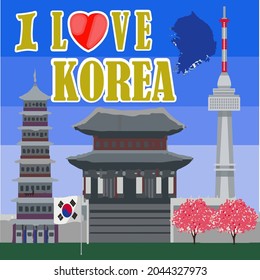 I Love Korea is tourism themes for promote Korea to worlds