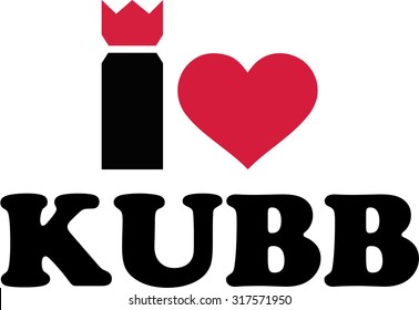 I love Kubb game