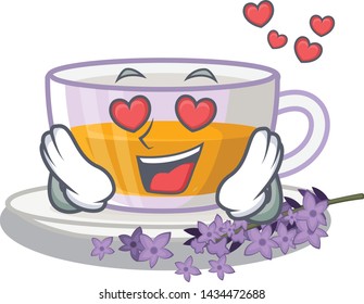 In love lavender tea in the character fridge