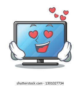 In love lcd tv in shape of mascot
