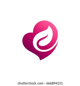 Love Leaf Logo