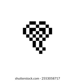 adorar arte de pixel folha para suas necessidades