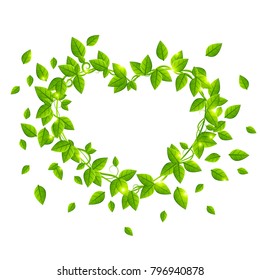 love Leaf vector.