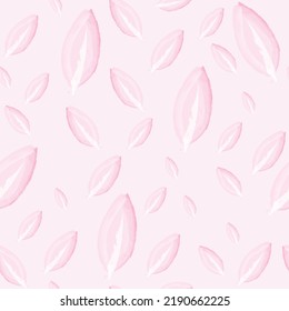 Love Leave Pattern Background. Seamless Pattern. Vector Background