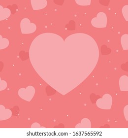Love letter background with pink theme colour