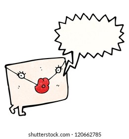 love letter cartoon character