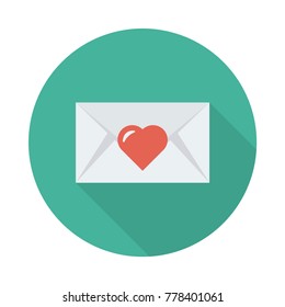 love letter circle flat