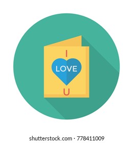 love letter circle flat