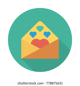 love letter circle flat